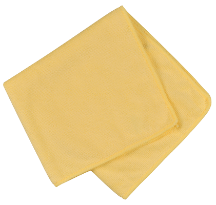 10 Microfasertücher ENA Soft, 40 x 40 cm, gelb **