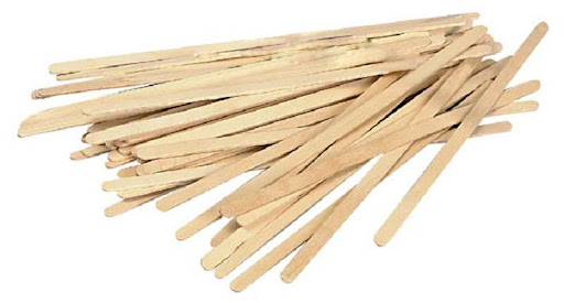 1000 Rührstäbchen Holz 190 mm