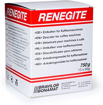 Renegite Entkalker für Kaffeemaschinen 15 x 50 g
