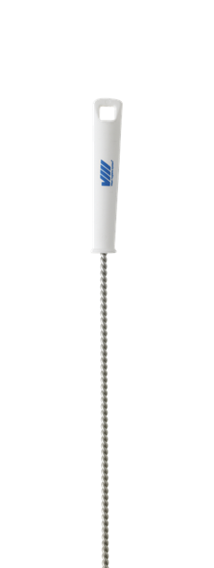Flexibler Edelstahlstiel, weiß 755/5 mm