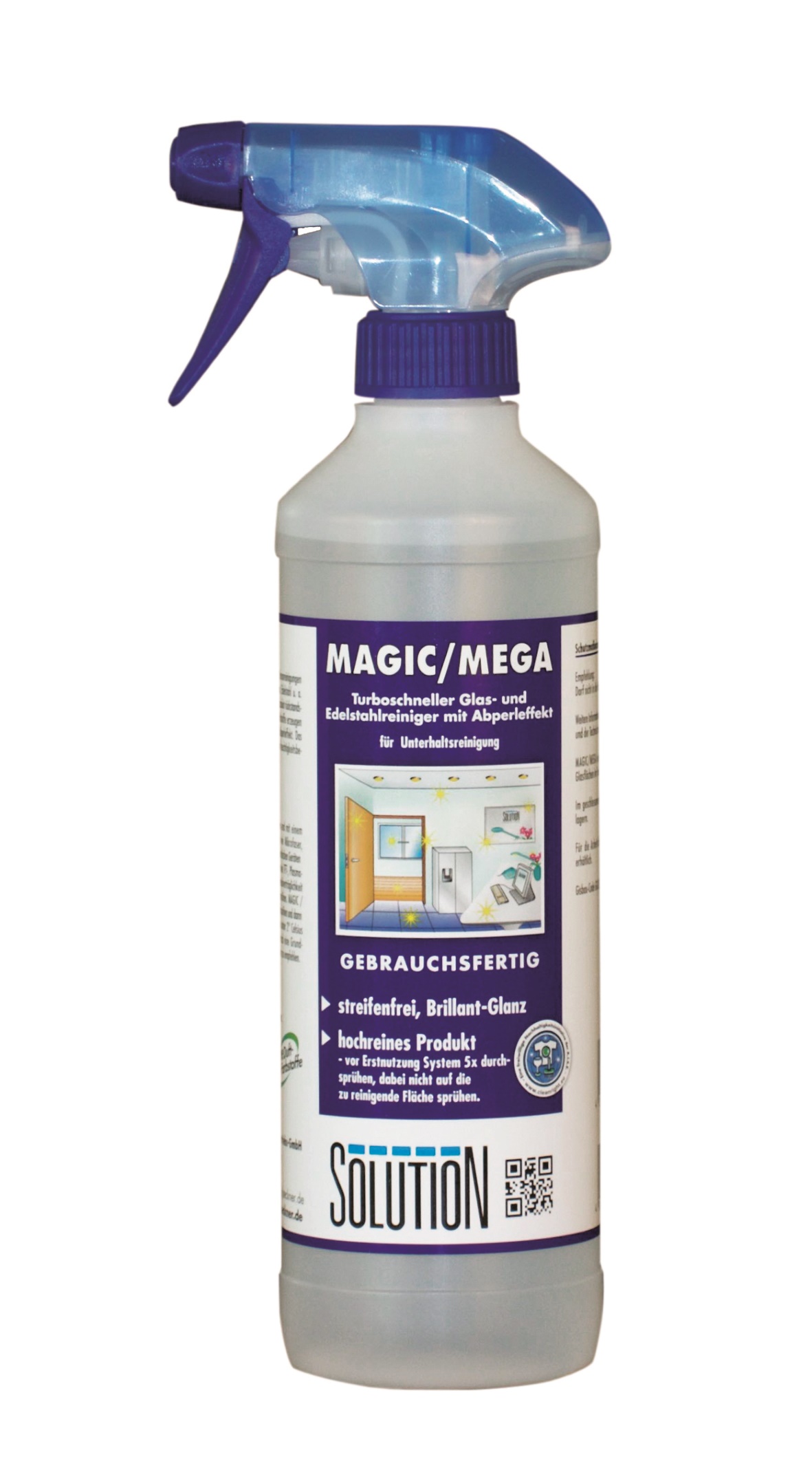 Solution MAGIC Glasreiniger 500 ml Sprühflasche 
