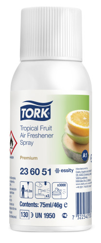 12 x 75 ml Tork A1 Lufterfrischer Spray Frucht Prem/
