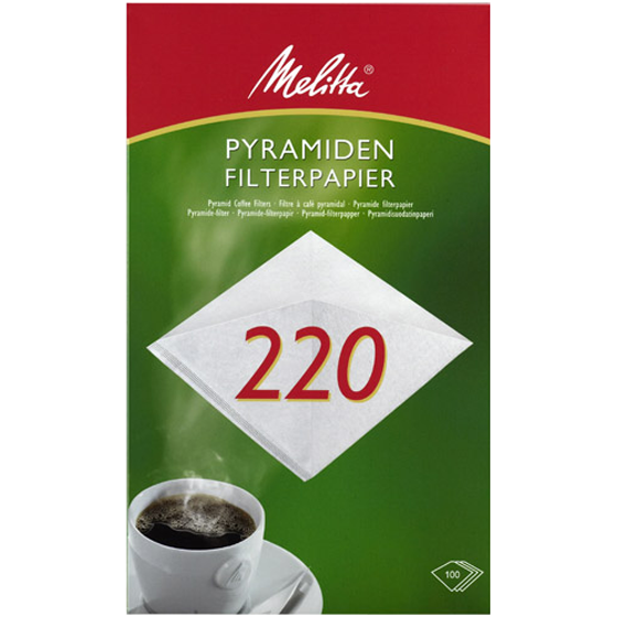 Melitta Kaffeefilter 220 (Pak á 100 Stk.)