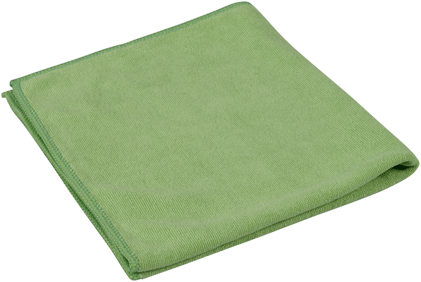 10 Microfasertücher ENA Soft, 40 x 40 cm, grün **