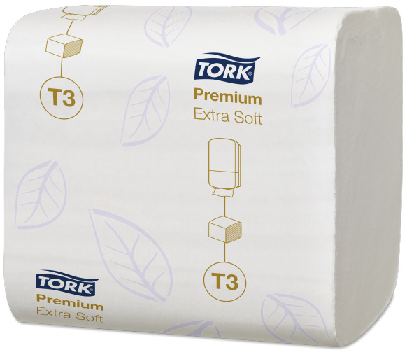Tork T3 Premium Einzelblatt-Toilettenpapier