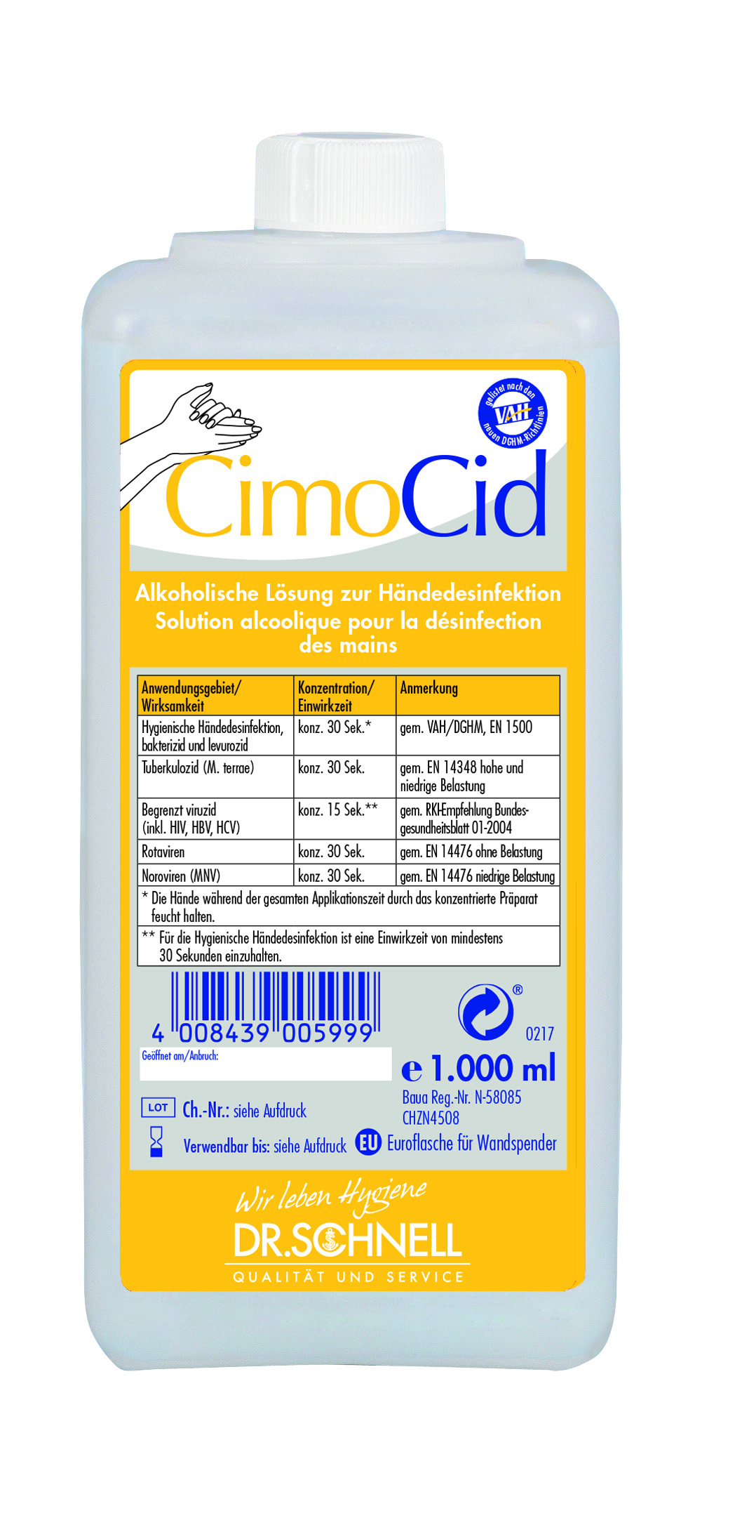 Dr. Schnell CimoCid  12 x 1000 ml EFL