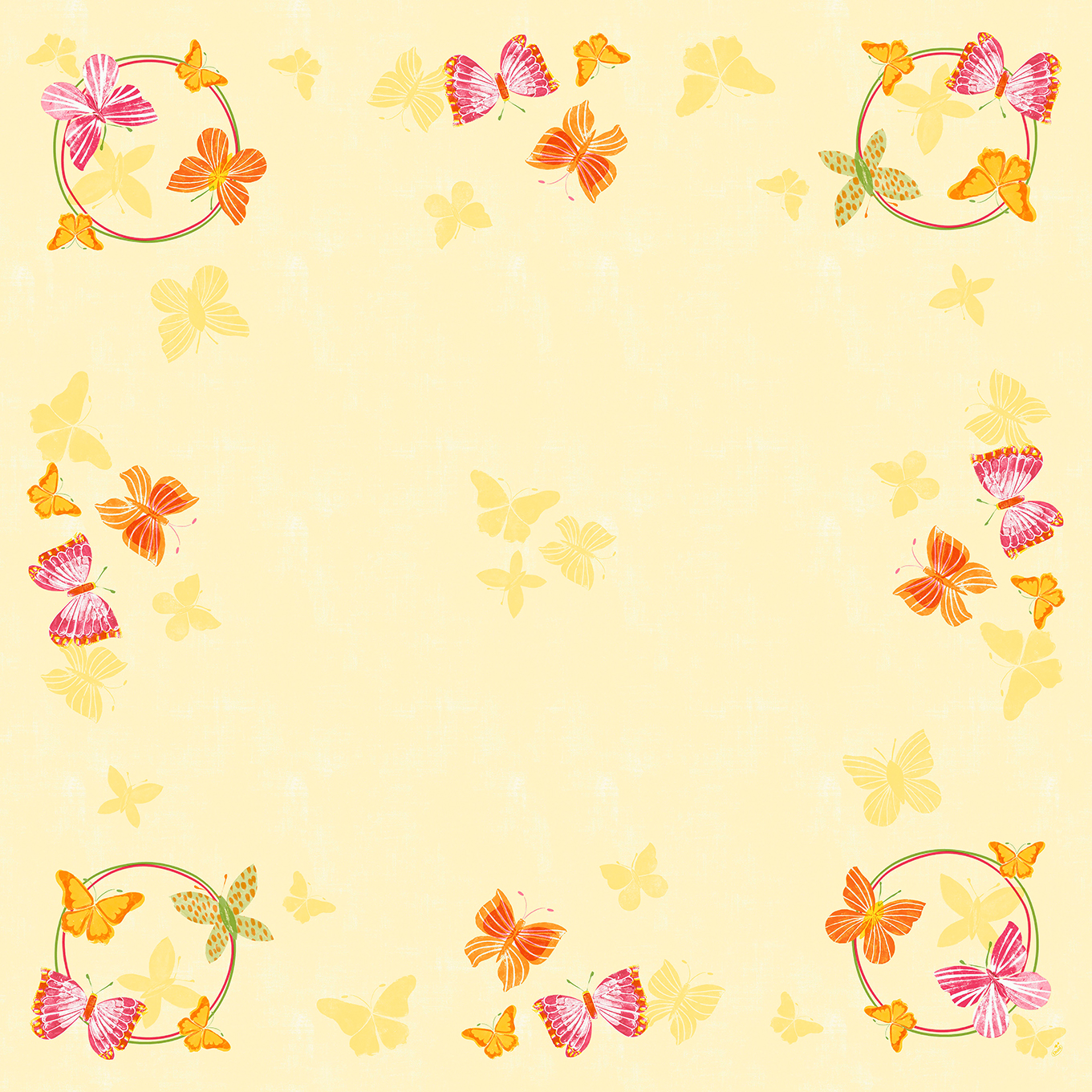 100 Dunicel-Mitteldecken Daffodil Joy