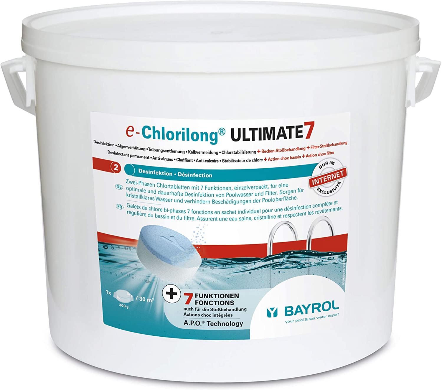 Chlorilong Ultimate Chlortabletten 300 gr.  10,2 KG