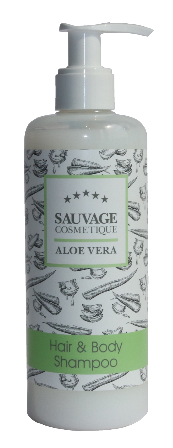 Hair & Body Shampoo Elegance, 20 x 300 ml Aloe Vera