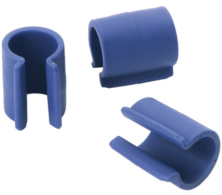 FS Müllsackklemmen blau für Chromwagen MSK 3 B