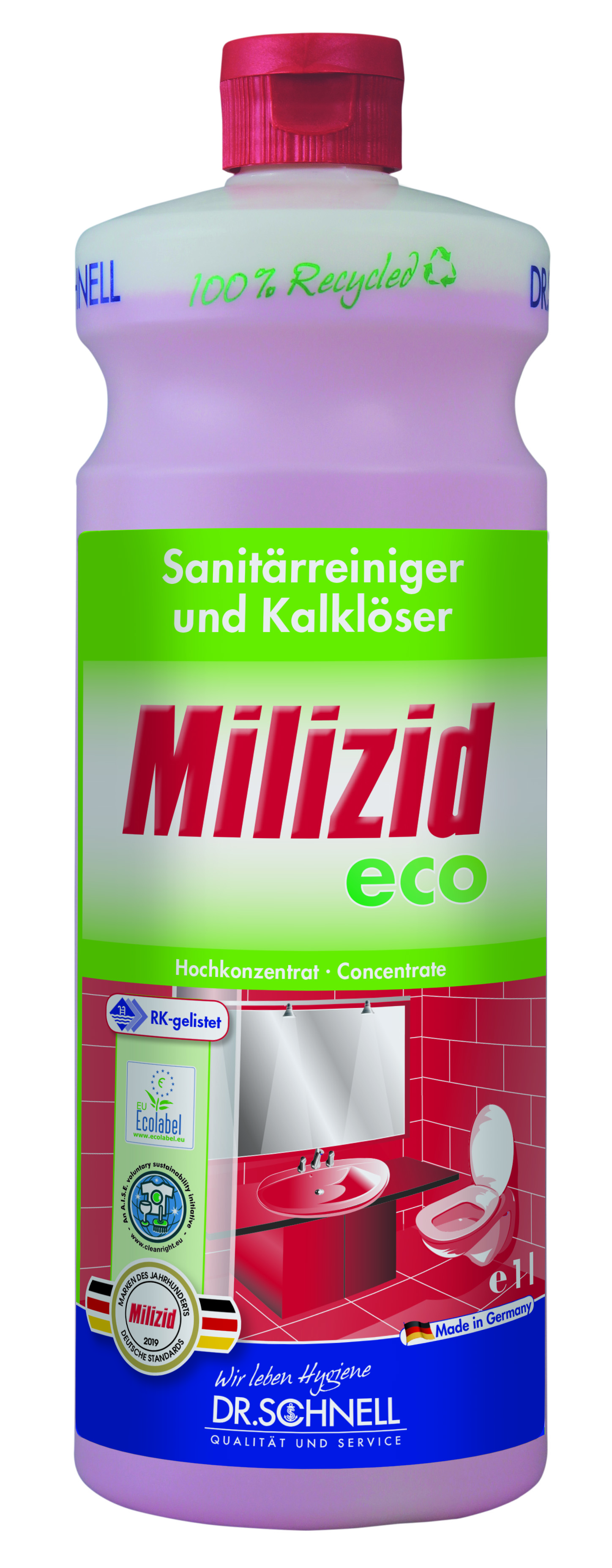 Dr. Schnell Milizid eco Sanitärreiniger 1 l