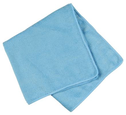 10 Microfasertücher ENA soft, 40 x 40 cm, blau **